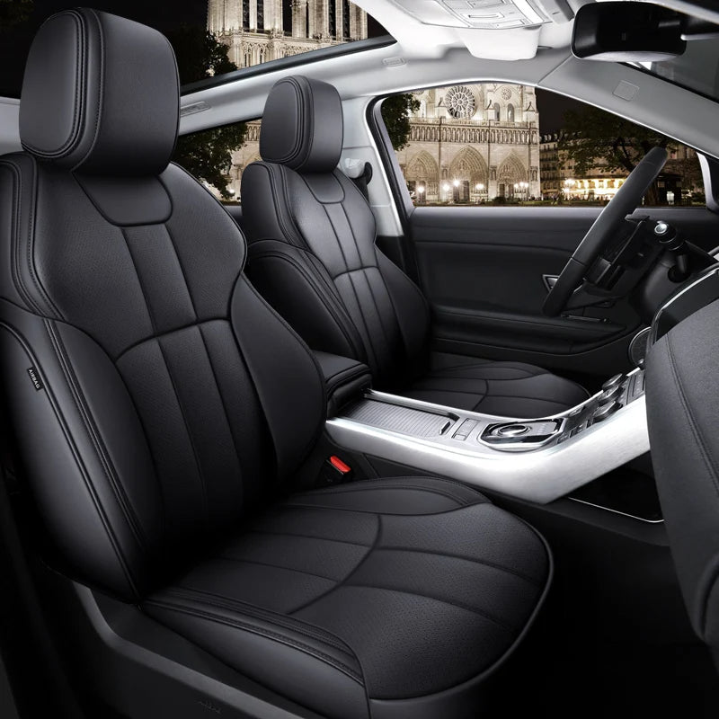 Custom Seat Covers Specific For Volkswagen Golf Full Nappa and Genuine Leather - Tslaup
