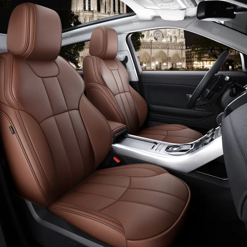 Custom Seat Covers Specific For Volkswagen Golf Full Nappa and Genuine Leather - Tslaup