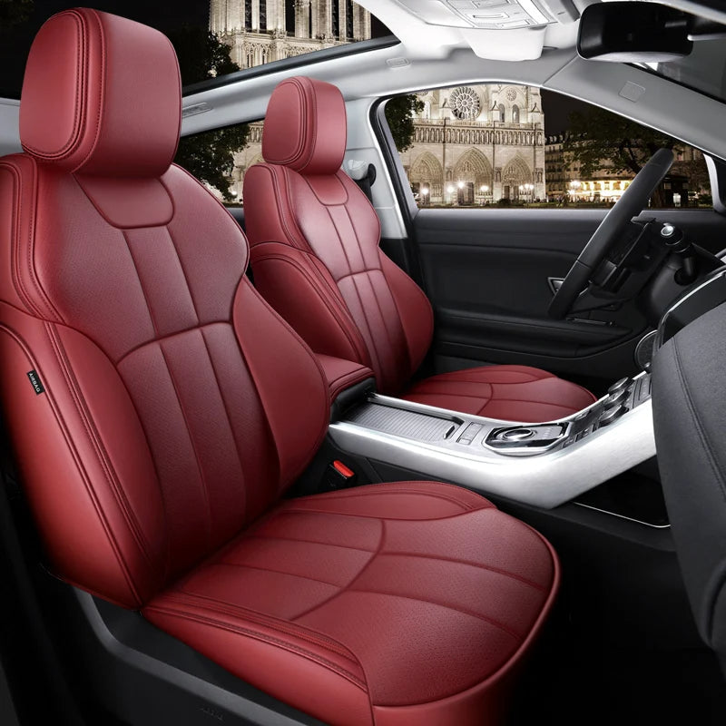 Custom Seat Covers Specific For Volkswagen Golf Full Nappa and Genuine Leather - Tslaup