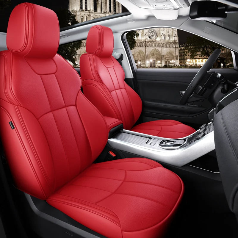 Custom Seat Covers Specific For Volkswagen Golf Full Nappa and Genuine Leather - Tslaup