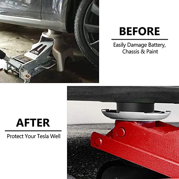 4Pcs Jack Pad Adapter with Storage Bag for Tesla Model 3/Y/S/X - Tslaup