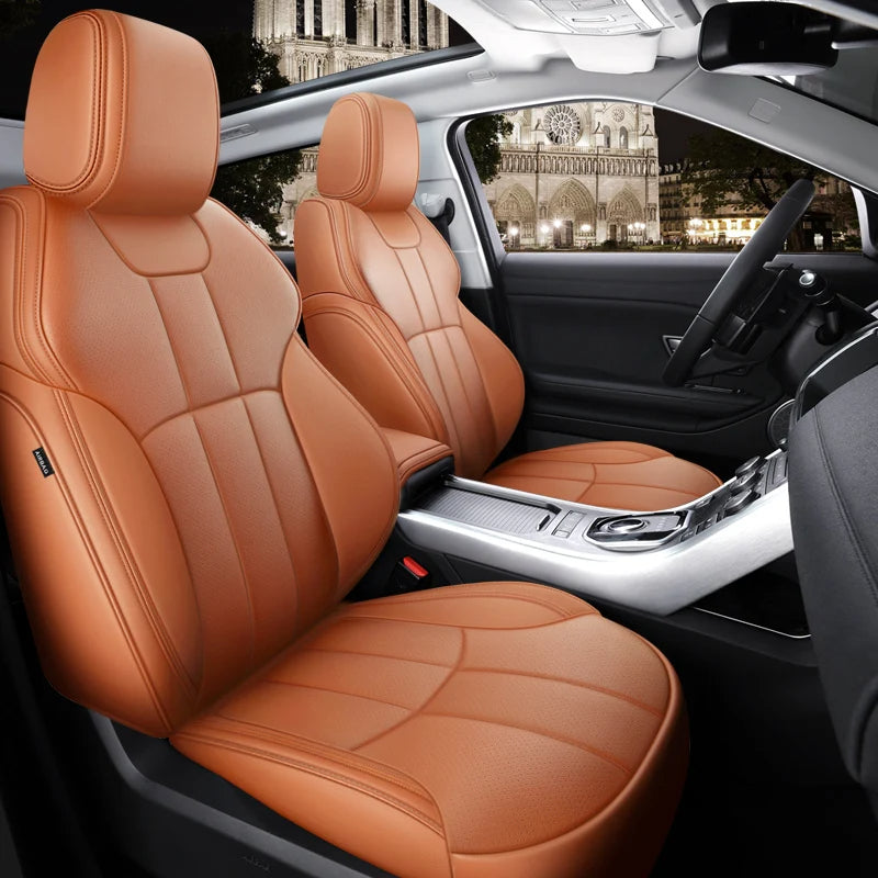 Custom Seat Covers Specific For Volkswagen Golf Full Nappa and Genuine Leather - Tslaup