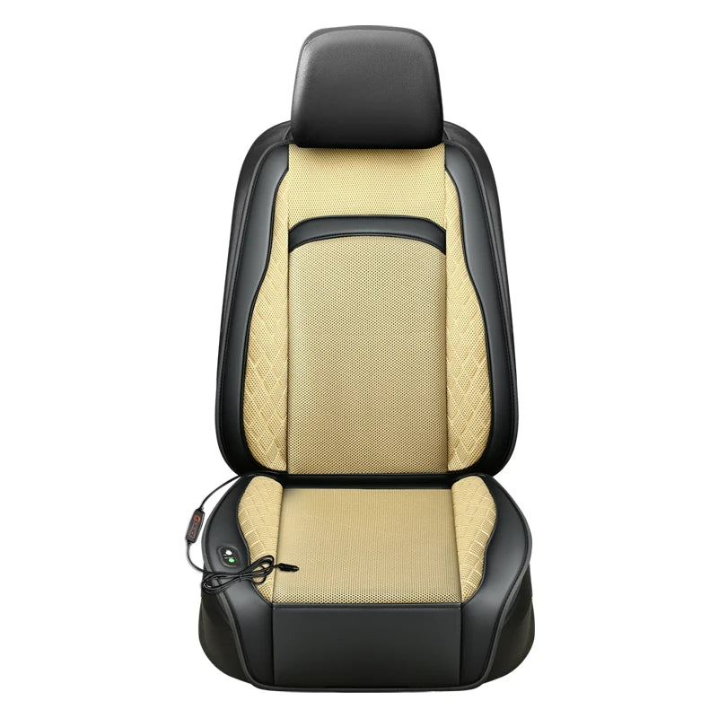 Car Ventilated Cooling Massage Seat Cushion Adjustable Temperature 16 Fans - Tslaup