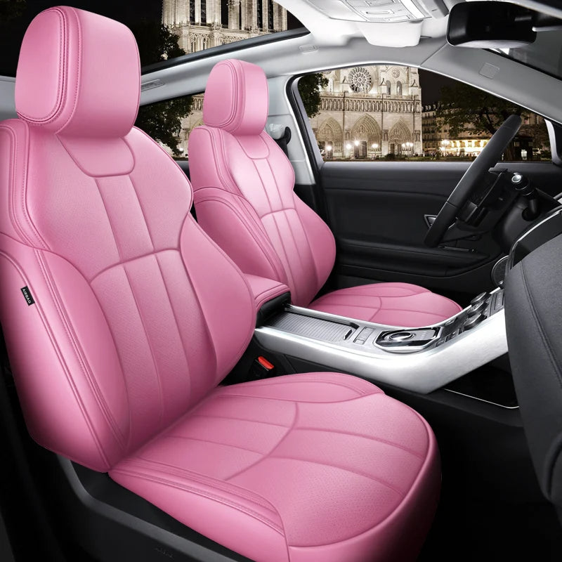 Custom Seat Covers Specific For Volkswagen Golf Full Nappa and Genuine Leather - Tslaup