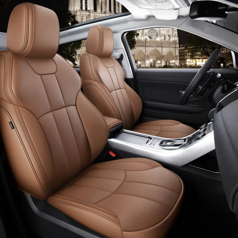 Custom Seat Covers Specific For Volkswagen Golf Full Nappa and Genuine Leather - Tslaup