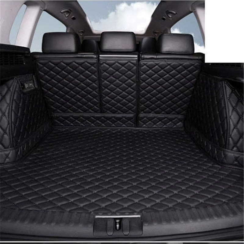 Custom ECO Friendly Leather Carpet Trunk Mat