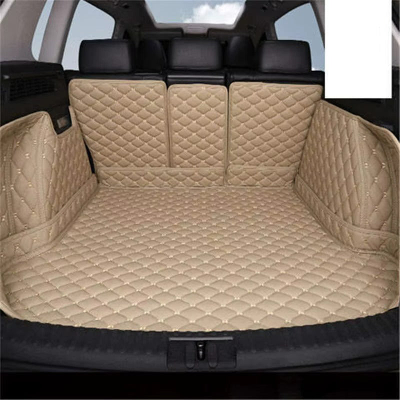 Custom ECO Friendly Leather Carpet Trunk Mat