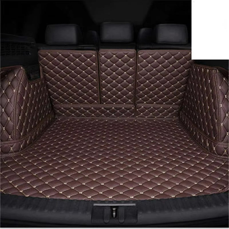 Custom ECO Friendly Leather Carpet Trunk Mat