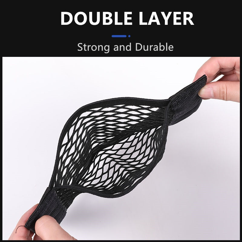 Car Back Seat Trunk Organizer Storage Elastic Mesh For Tesla Model 3/Y/S/X - Tslaup