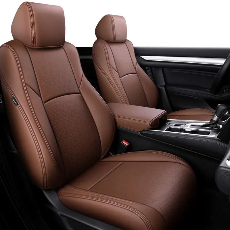 Custom Seat Covers Specific For Honda Accord Full Nappa and Genuine Leather - Tslaup