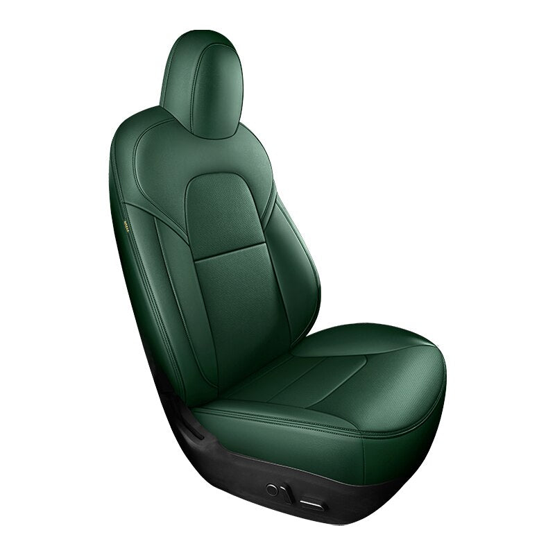 Custom Seat Covers for Tesla Model 3 Model Y 360 Degree Full Covered High Quality Leather Cushion - Tslaup