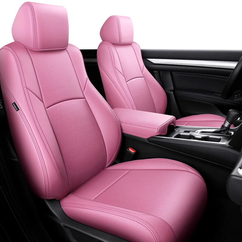 Custom Seat Covers Specific For Honda Accord Full Nappa and Genuine Leather - Tslaup