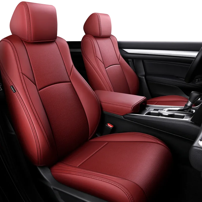 Custom Seat Covers Specific For Honda Accord Full Nappa and Genuine Leather - Tslaup