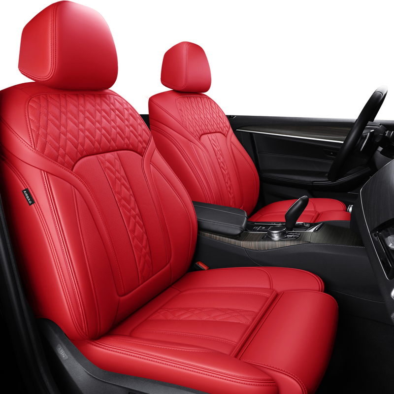 Custom Fit Seat Covers For 5 Seats Full Set Nappa Leather For BMW X1 X2 X3 X4 X5 X6 - Tslaup
