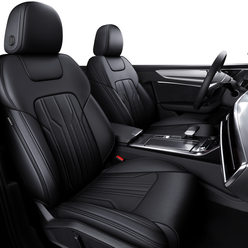 Custom Fit Seat Covers For 5 Seats Full Set Nappa Leather For Audi A4 - Tslaup