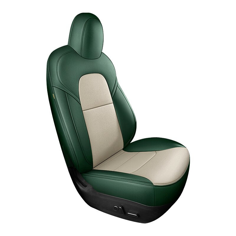 Custom Seat Covers for Tesla Model 3 Model Y 360 Degree Full Covered High Quality Leather Cushion - Tslaup