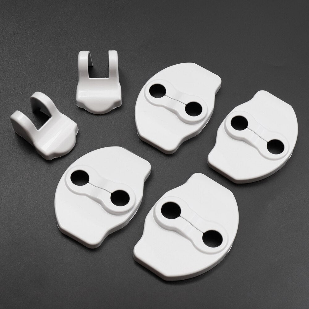 Tesla Model 3 Car-Styling Door Lock Cover Auto Emblems Case Car Door Lock Cover ABS Protection Cap Accessories - Tslaup