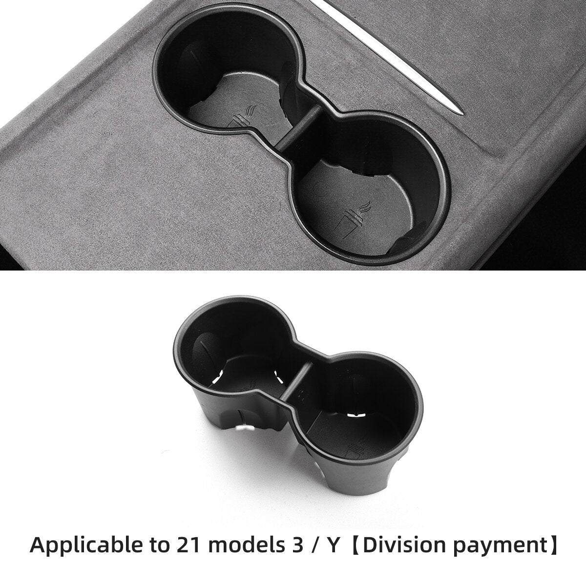 Car TPE Cup Holder Cover For Tesla Model 3/Y 2021-2023 - Tslaup