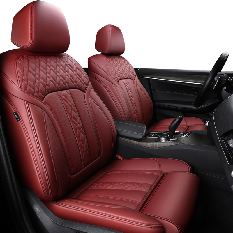 Custom Fit Seat Covers For 5 Seats Full Set Nappa Leather For BMW X1 X2 X3 X4 X5 X6 - Tslaup