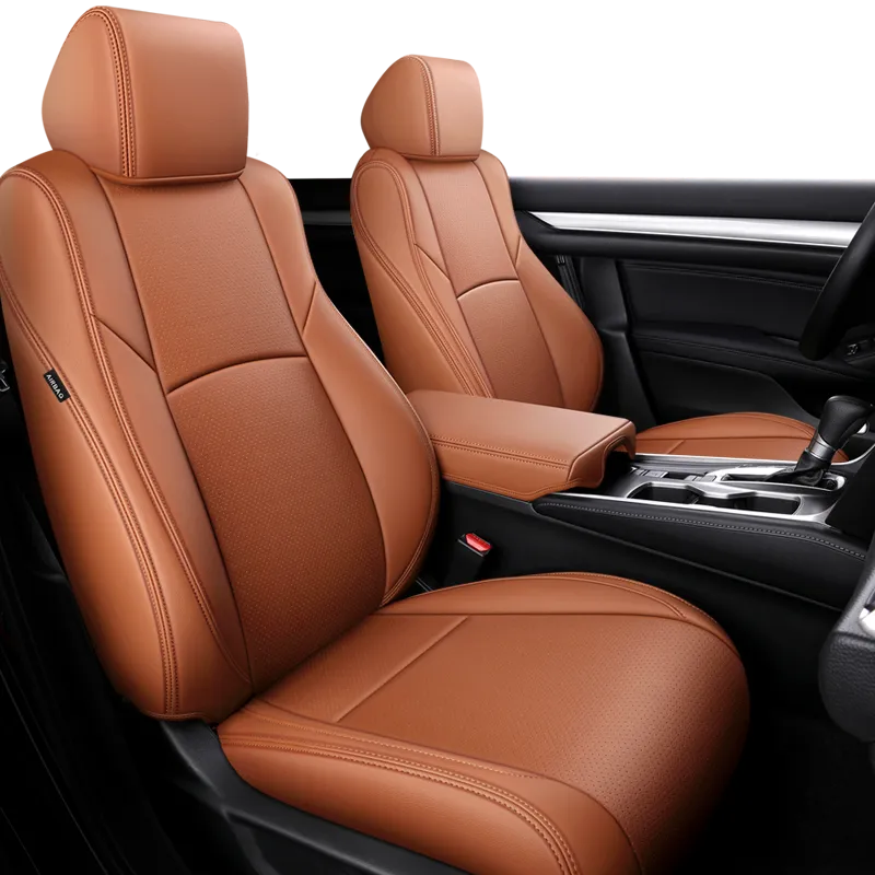 Custom Seat Covers Specific For Honda Accord Full Nappa and Genuine Leather - Tslaup