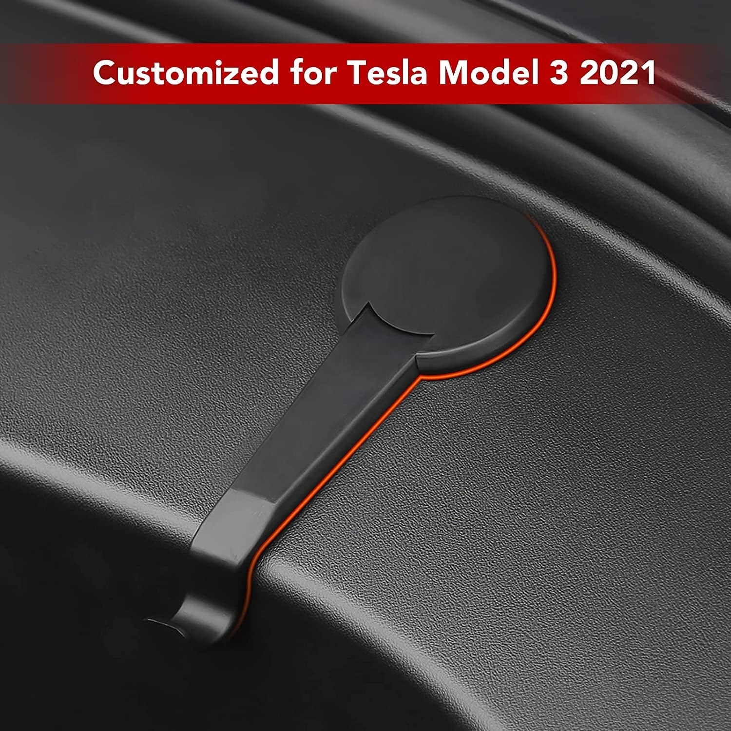 Frunk Bolt Cover Front Hook Holding Clips for Tesla Model 3 - Tslaup