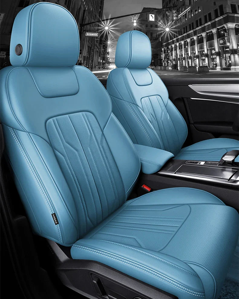 Custom Seat Covers Specific For Honda Accord Full Nappa and Genuine Leather - Tslaup
