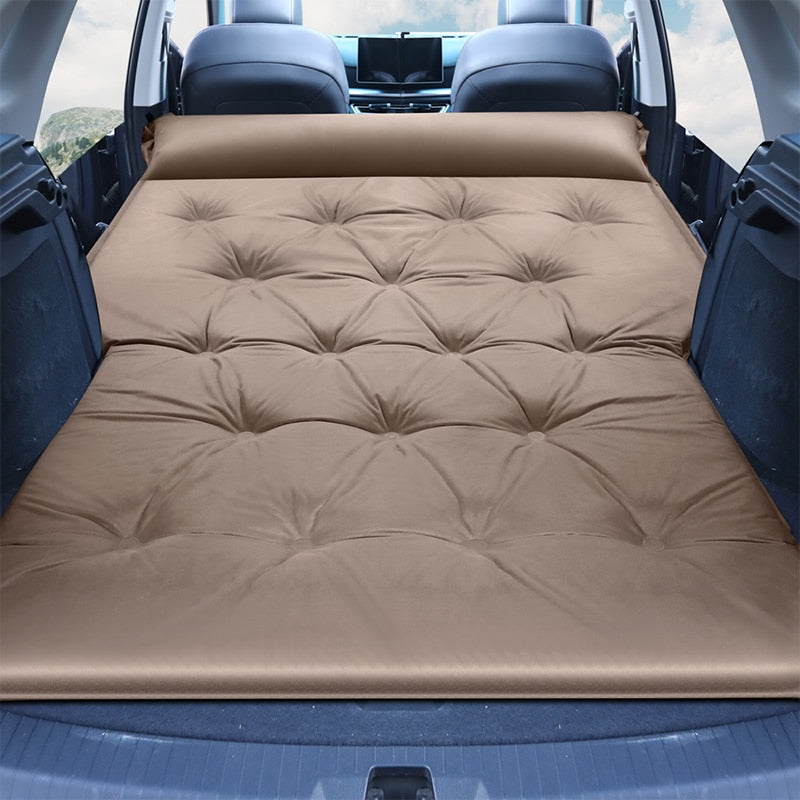 Tesla Model Y 3 Inflatable Surface Suede Mattress Travel Fold Bed - Tslaup