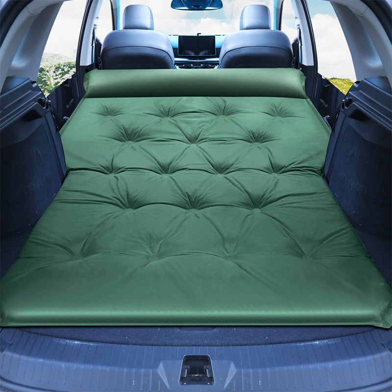 Tesla Model Y 3 Inflatable Surface Suede Mattress Travel Fold Bed - Tslaup