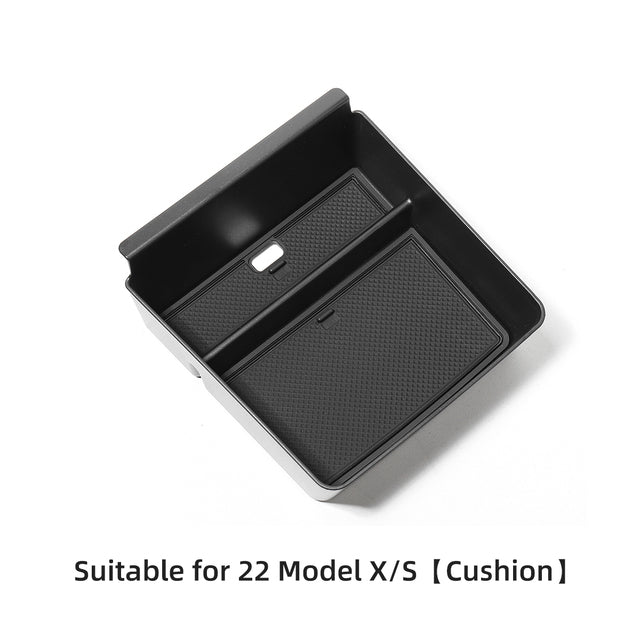 Car Central Control Armrest Storage Box For Tesla Model X Model S 2022 ABS Organizer Auto Interior Accessories Stowing Tidying - Tslaup